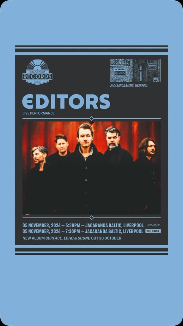 Editors Live Performance