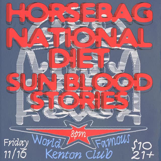 November 6! Excited to announce our first show with the new lineup @kentonclub ! We'll be joined by two of the best live bands we know @horsebag_pdx and @sunbloodstories.  We'll be debuting a new song as well. See you there!