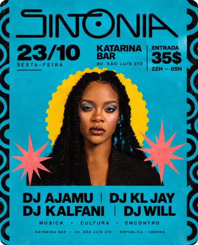 ATENÇÃO MULHERADAAAAA!!! Sexta feira 23/10 tem ela “ Rihanna “ quero nem ver. Chama seus amigos e vem!!!