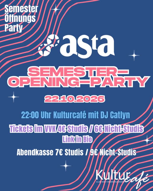 AStA Wintersemester Start im Q-Kaff