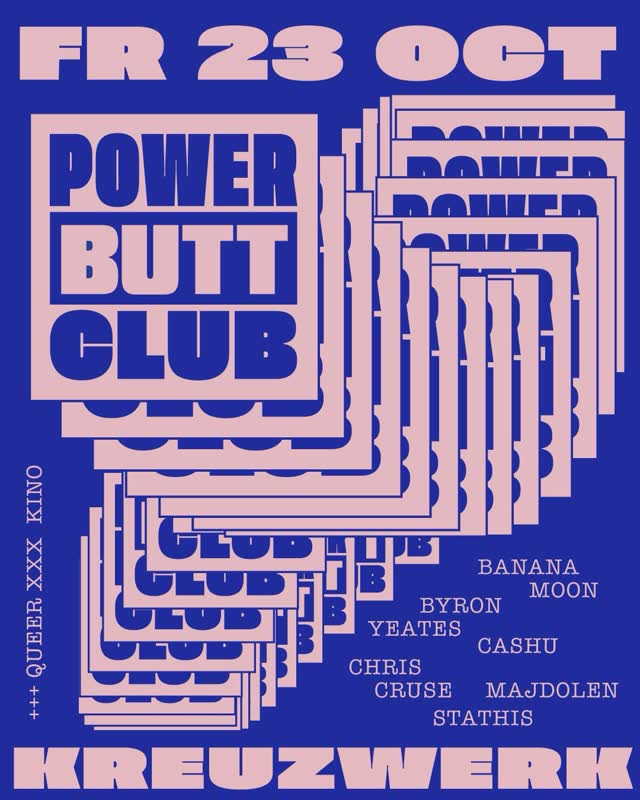 PDC and @buttmagazine revive their love affair on Friday 23rd October at @kreuzwerk.berlin!