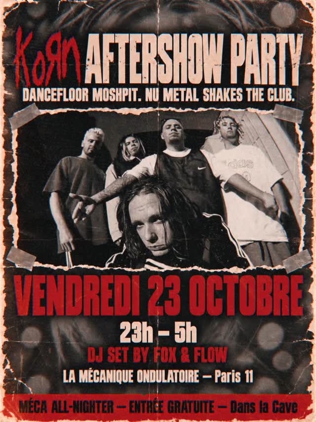 KORN AFTERSHOW PARTY - DANCEFLOOR MOSHPIT
