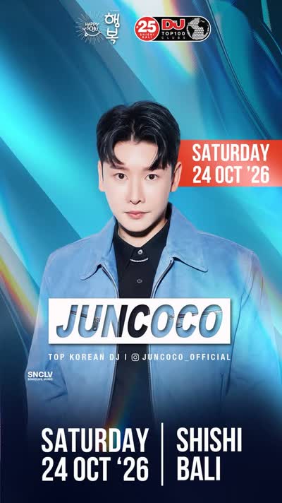 DJ @juncoco_official . BALI, GET READY.