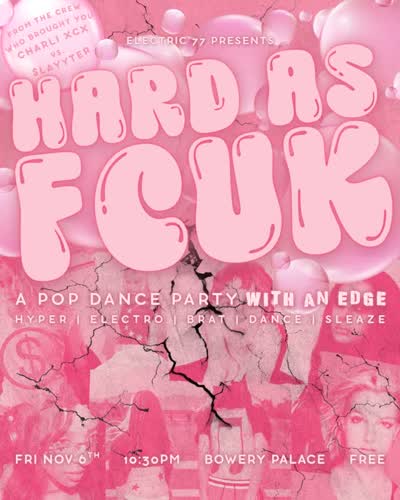 HARD AS FCUK: a pop dance party with an edge