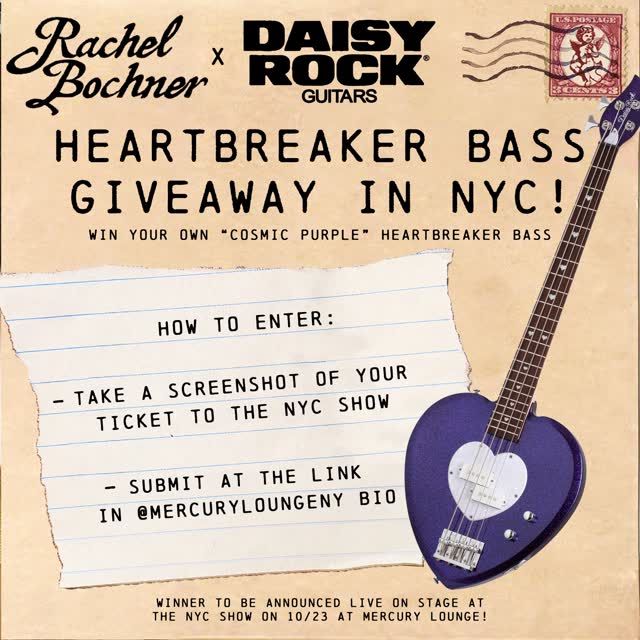 Giveaway Alert! Rachel Bochner at Mercury Lounge