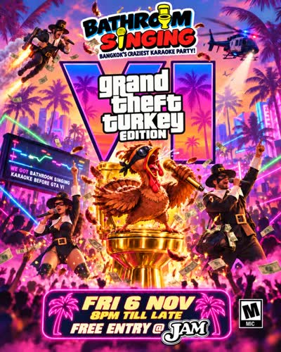 BATHROOM SINGING: GRAND THEFT TURKEY VI EDITION