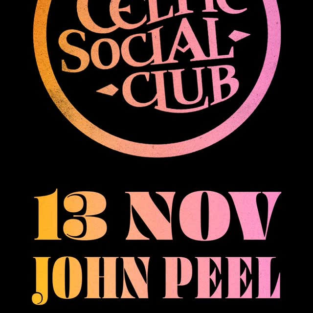 ONE LAST RIDE ACROSS THE COUNTRY! Five more shows. Five more nights together. Our final concerts in England with Taylor Byrne on lead vocals, before a whole new chapter begins for THE CELTIC SOCIAL CLUB!