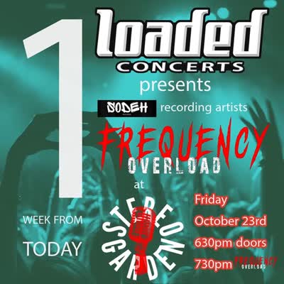 1 Loaded Concerts presents Frequency Overload at Stage One