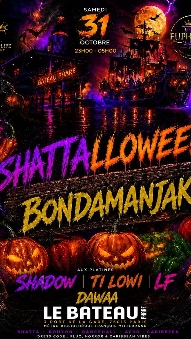 SHATTALLOWEEN édition BONDAMANJAK