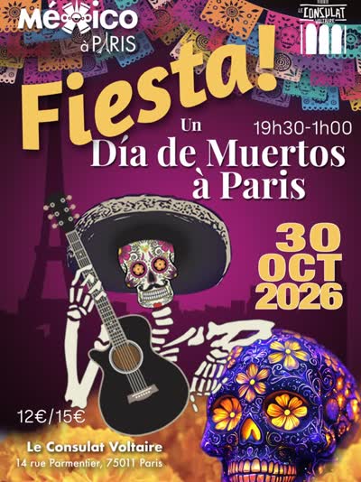 Fiesta Día de muertos à Paris