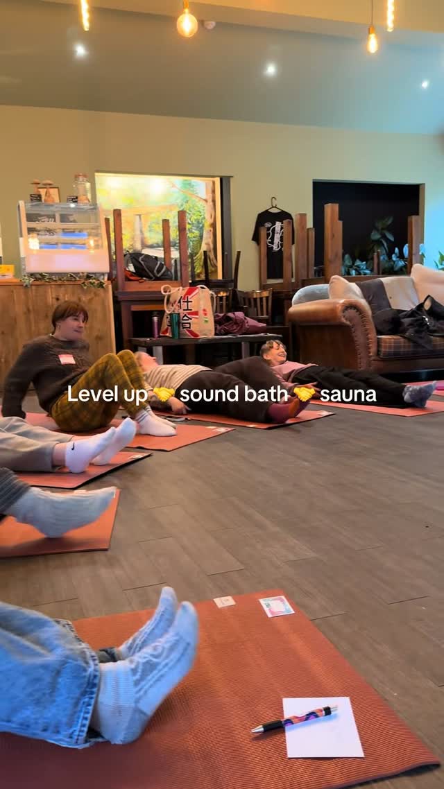 Sauna, a sound bath in the forest and finally giving ourselves a minute to breathe? Hop Tu Naa twist