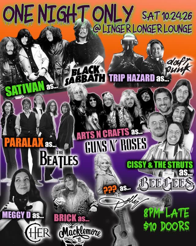 ONE NIGHT ONLY 🎸👻❗️10.24.26 Halloween extravaganza