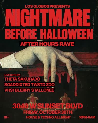 NIGHTMARE BEFORE HALLOWEEN RAVE