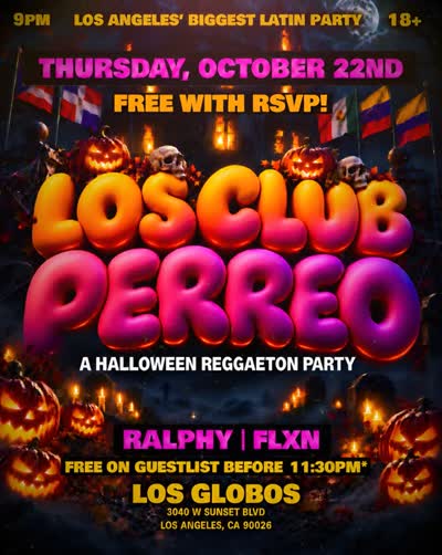 FREE HALLOWEEN REGGAETON PARTY