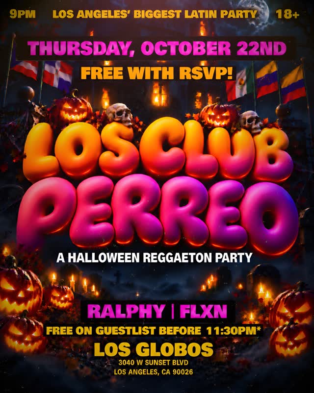 FREE HALLOWEEN REGGAETON PARTY