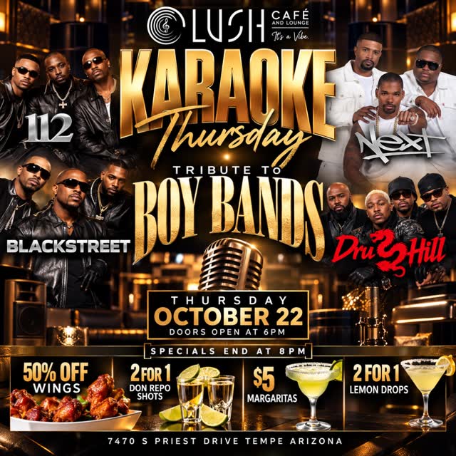 Karaoke Thursday Tribute to Boy Bands