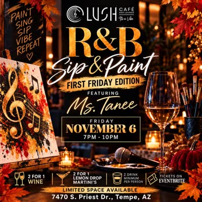 R&B Sip & Paint First Friday Edition