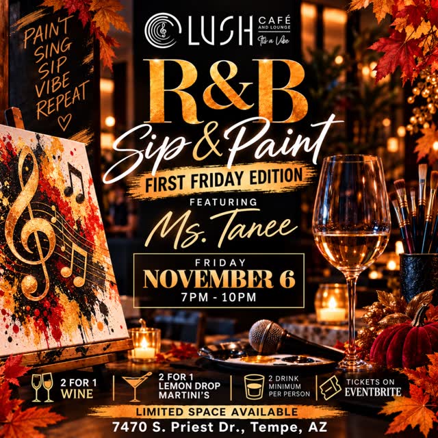 R&B Sip & Paint First Friday Edition