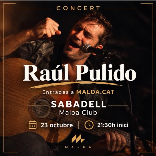 Raúl Pulido en directe!