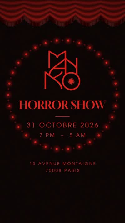 MANKO CABARET rises from the shadows. 🩸 October 31st. One night. No limits. Dare to enter? 🖤