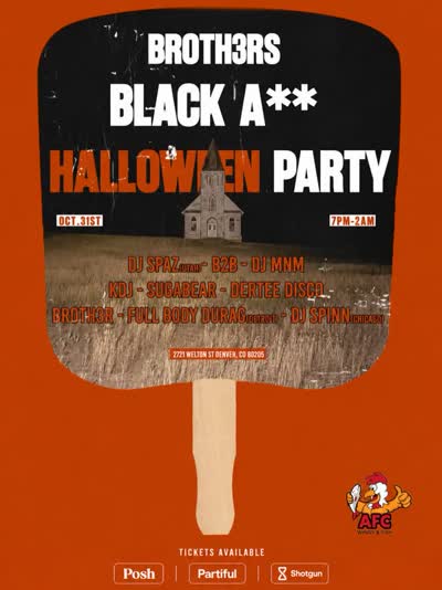 DENVER’S BLACKEST HALLOWEEN PARTY! IS FINALLY HERE!