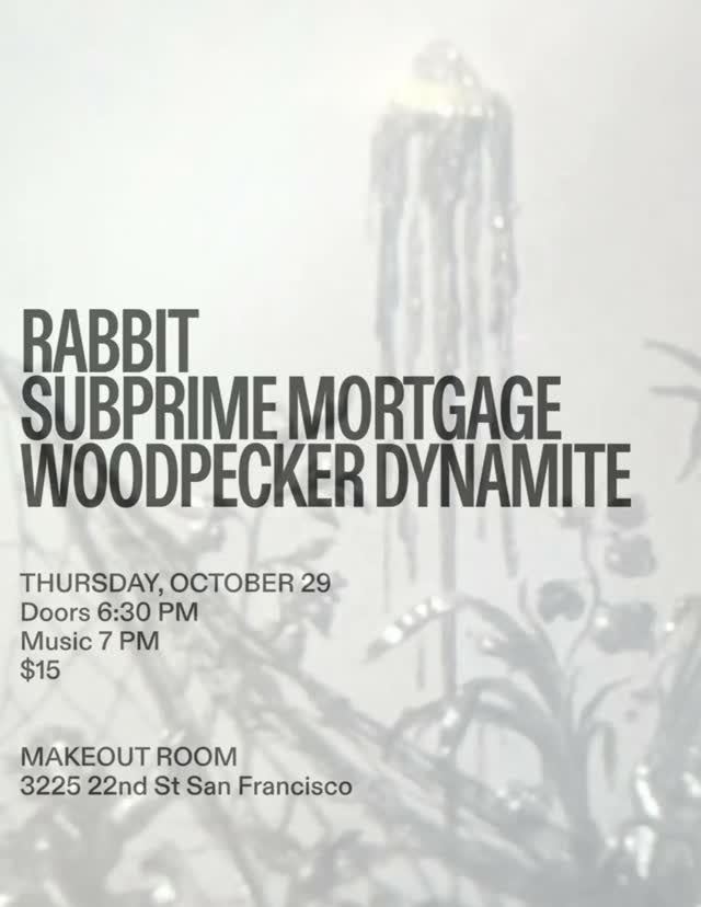 RABBIT SUBPRIME MORTGAGE WOODPECKER DYNAMITE