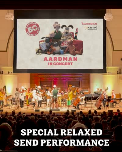 A special relaxed performance of Aardman in Concert
