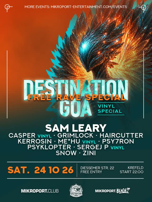 FREE RAVE - Destination Goa