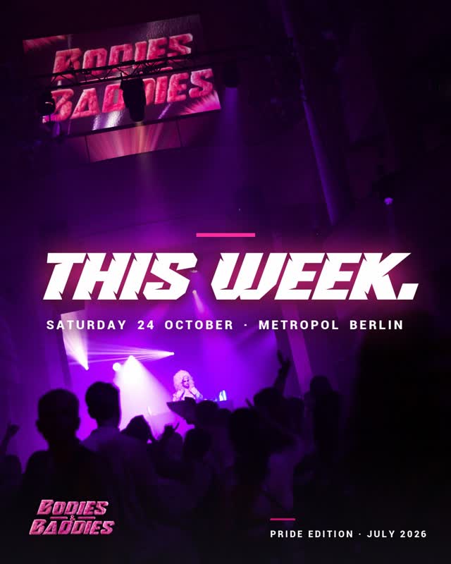 BODIES & BUDDIES THIS WEEK. PRIDE EDITION