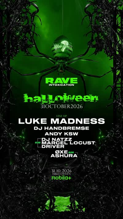 RAVE INTOXICATION HALLOWEEN EDITION w/ @iamlukemadness
