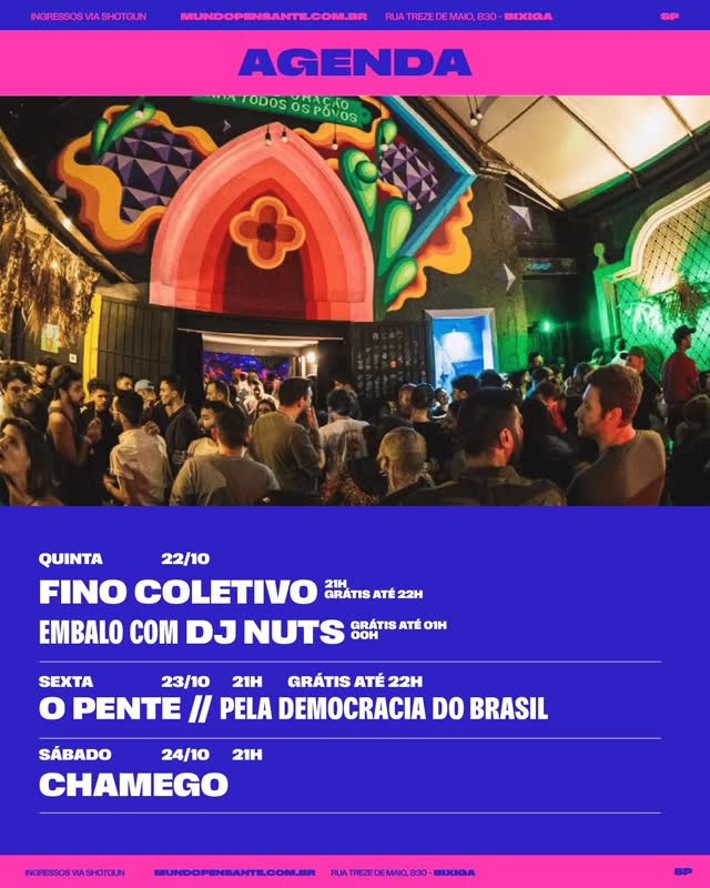 Agenda Bixiga
