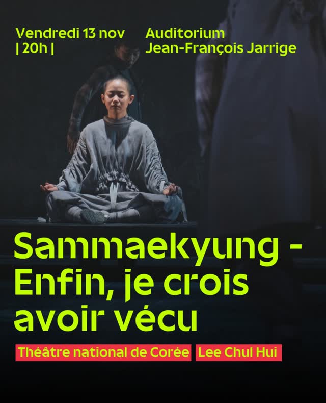 Sammaekyung – Enfin, je crois avoir vécu
