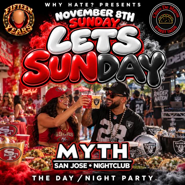 WHY HATE? PRESENTS LETS SUNDAY - THE DAY/NIGHT PARTY