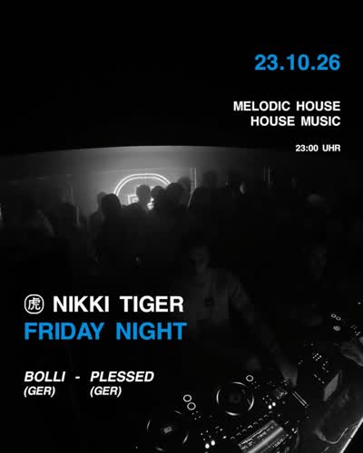 FRIDAY, OCTOBER 23RD — NIKKI TIGER