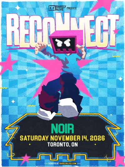 WATT is coming back to NOIR. @barelyalive returns to Toronto with the RECONNECT TOUR