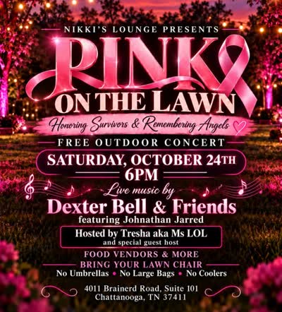PINK ON THE LAWN AT NIKKI’S LOUNGE