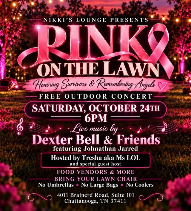 PINK ON THE LAWN AT NIKKI’S LOUNGE