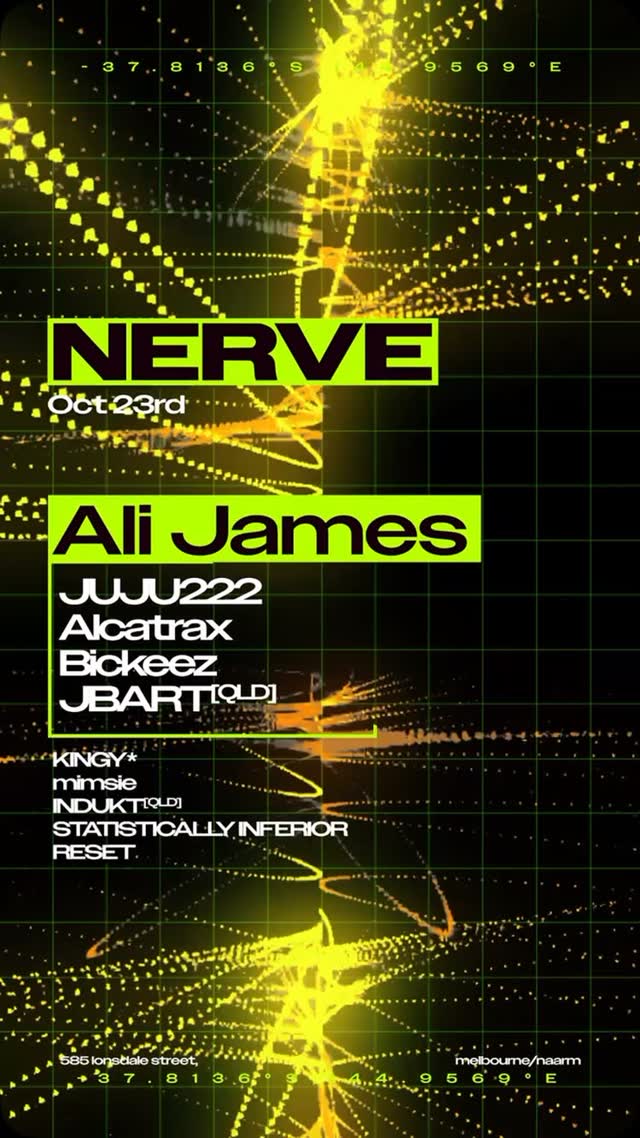 This Friday → Ali James