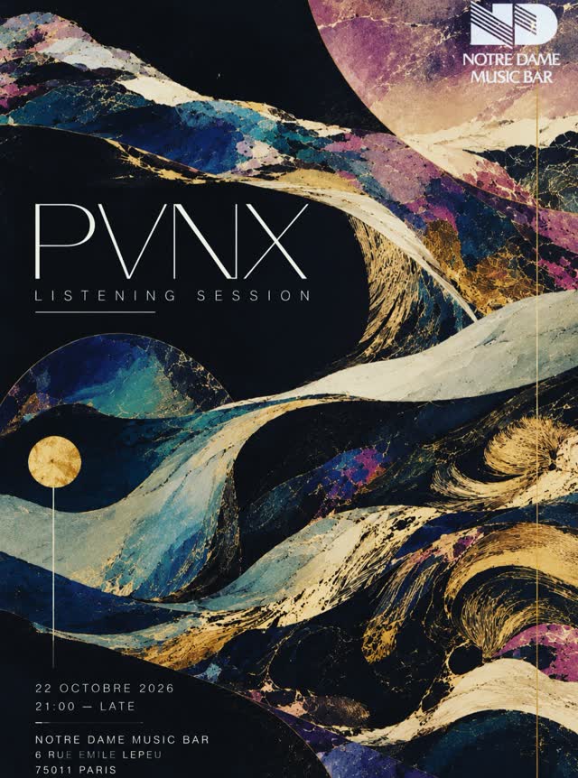 Intimate listening session with PVNX