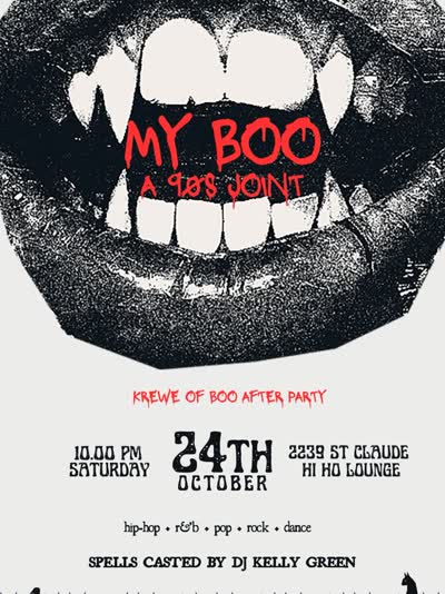 My Boo: A 90's Joint - Krewe of Boo After Party