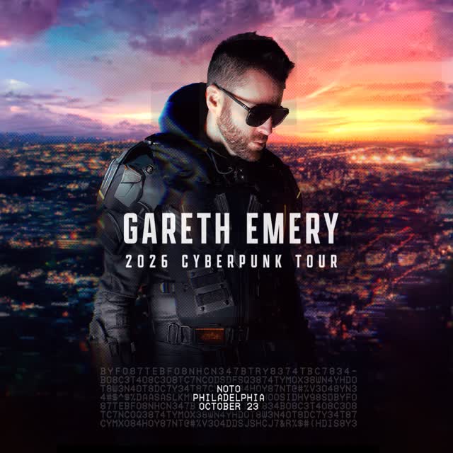 PHILLY! @garethemery is bringing his Cyberpunk tour to NOTO, Friday October 23rd!