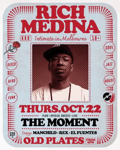 DJ Rich Medina & The Moment at Old Plates