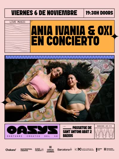 ANIA IVANIA & OXI EN CONCIERTO