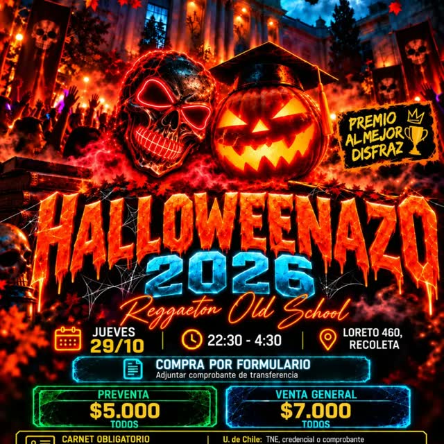 Halloweenazo 2026 - Reggaeton Old School