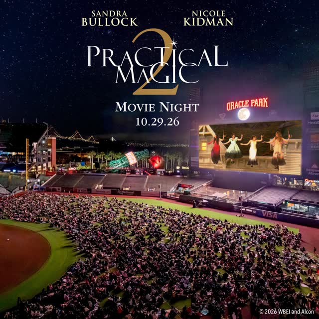 #PracticalMagic2 is bringing the magic to Oracle Park on October 29