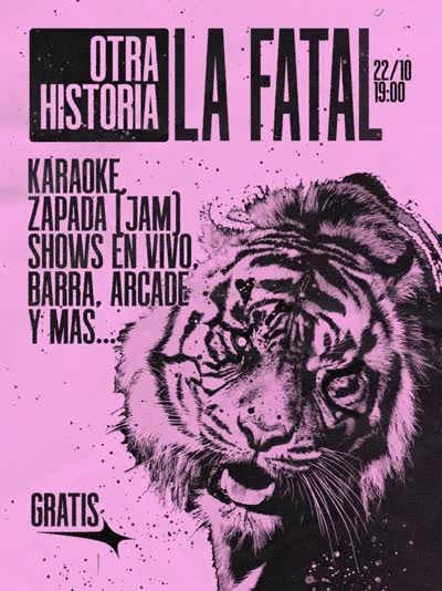 KARAOKE · ZAPADA · ROCK EN VIVO - La Fatal en Otra Historia