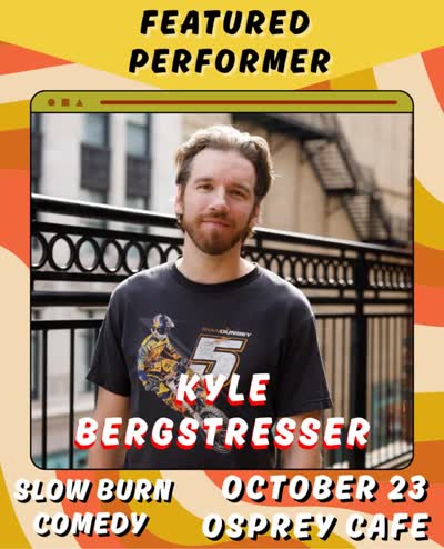 FEATURED PERFORMER ALERT: Kyle Bergstresser at Osprey Cafe