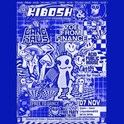 Kibosh & Friends Free Party in the Pub