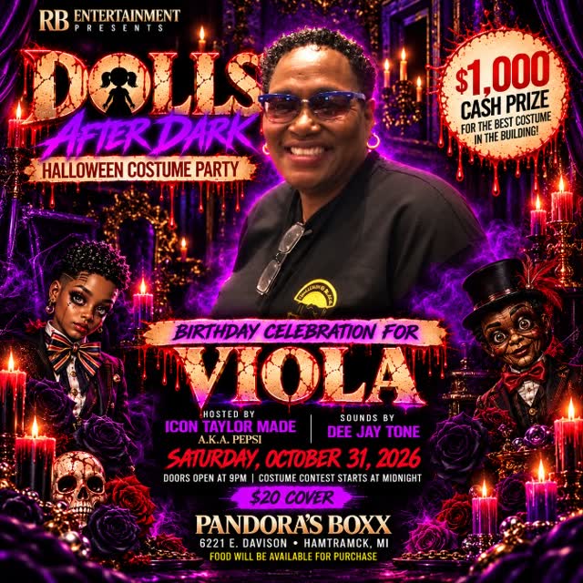 Dolls After Dark Halloween Costume Party - Birthday Celebration for Viola