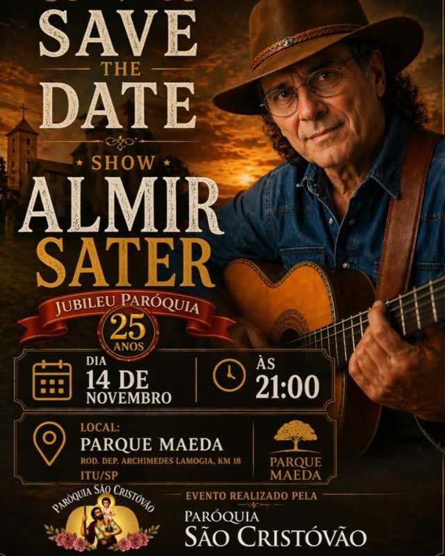 Save the Date Show Almir Sater